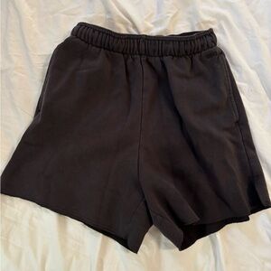 DSG black fleece shorts XS